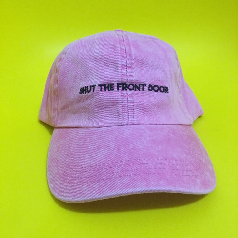 Baseball Shut the front door hat